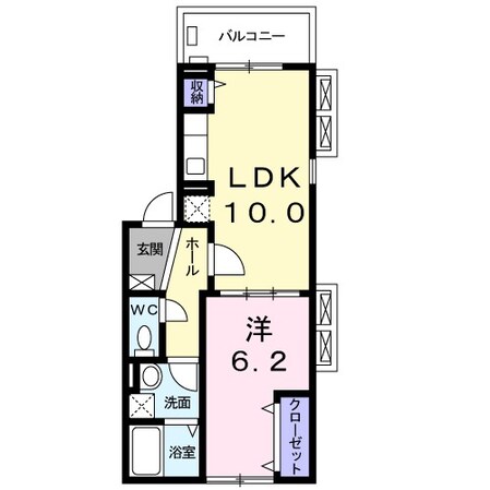 摂津市駅 徒歩10分 2階の物件間取画像